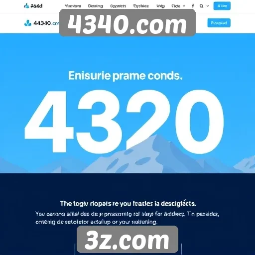 Tendências de design do site 4340.com em 2025