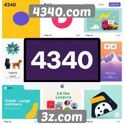 Evolução do design do 4340.com ao longo do tempo