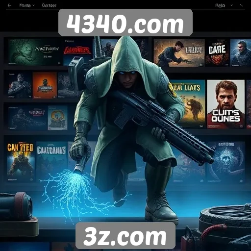 Análise da biblioteca de jogos disponíveis em 4340.com